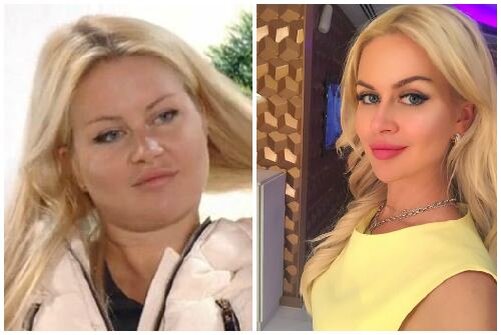 Африкантова до и после похудения