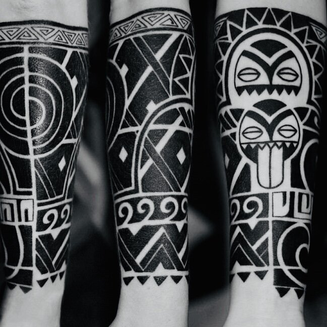 Татуировки в стиле Блекворк