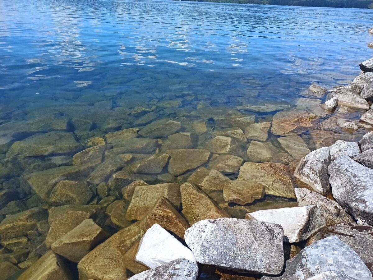 Вода - прозрачная и чистая