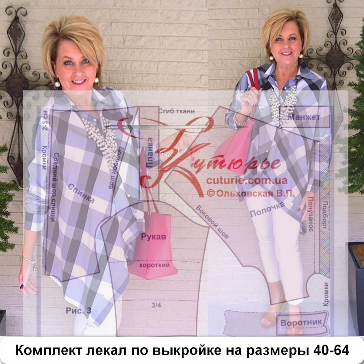 Рисунок лекал - распечатываются из ПДФ файла в натуральную величину