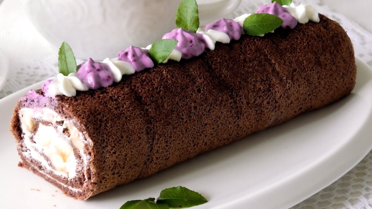 Рулет Swiss Roll шоколад