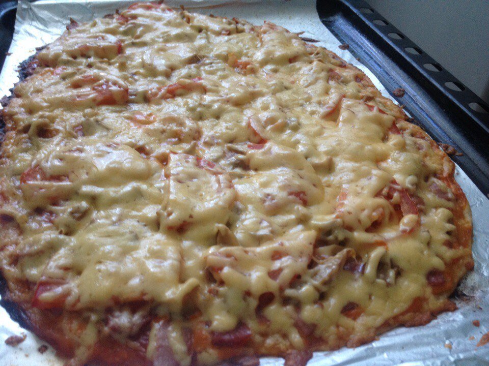 Пицца в духовке из готового теста рецепт с фото пошагово в духовке
