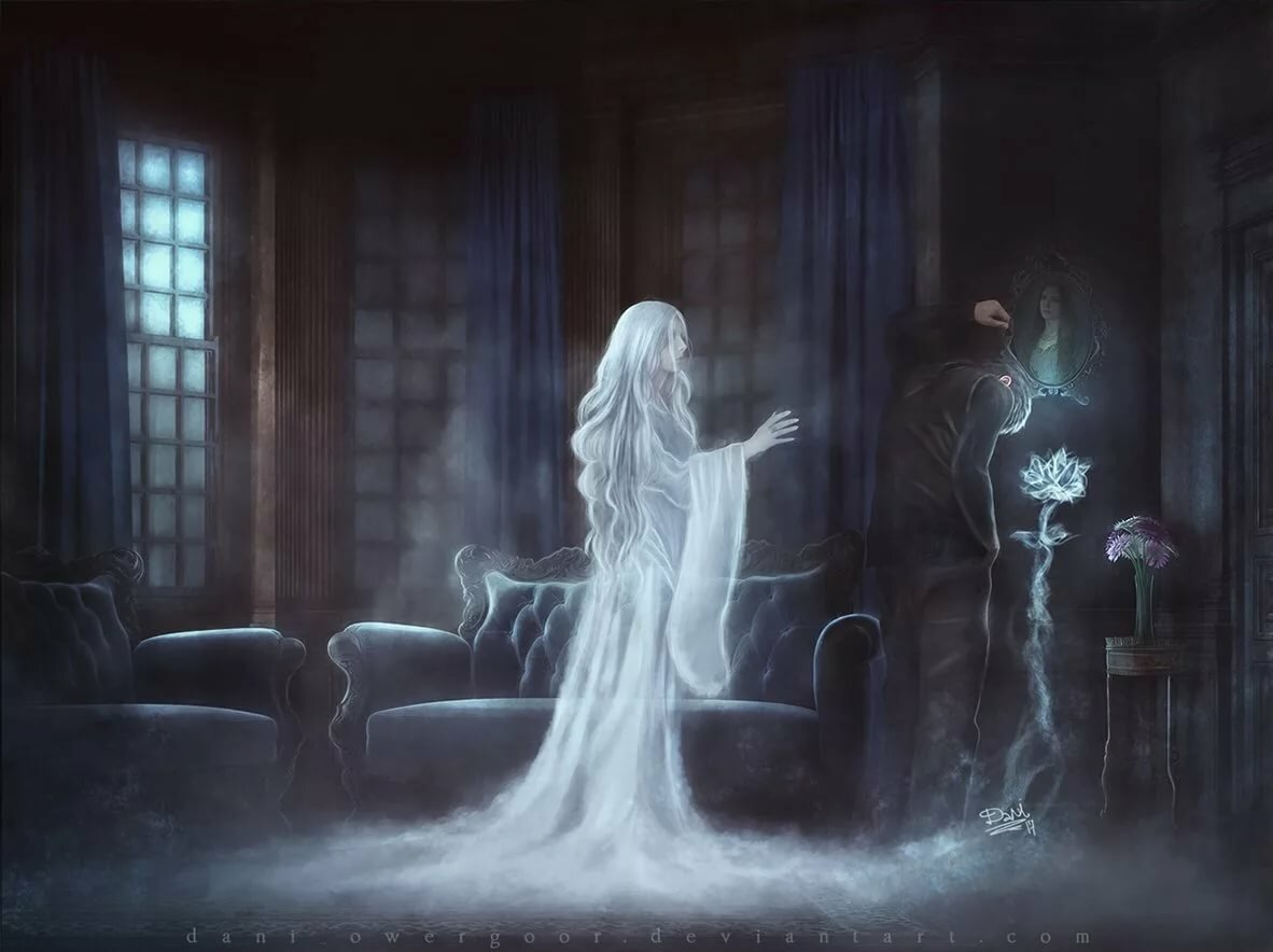 Духи и призраки - умершие, которые продолжают своё существование в астральной зоне реального времени за счет остаточной жизненной силы