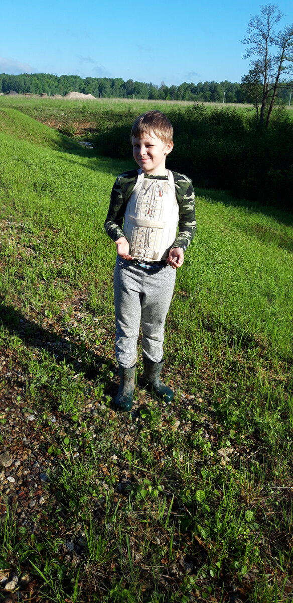 Вот как выглядит корсет из больницы
