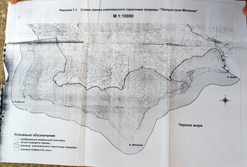 Карта охотничьих угодий крыма 2024. Меганом в Крыму на карте