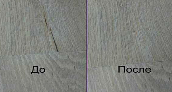 А вот так я заделал трещину