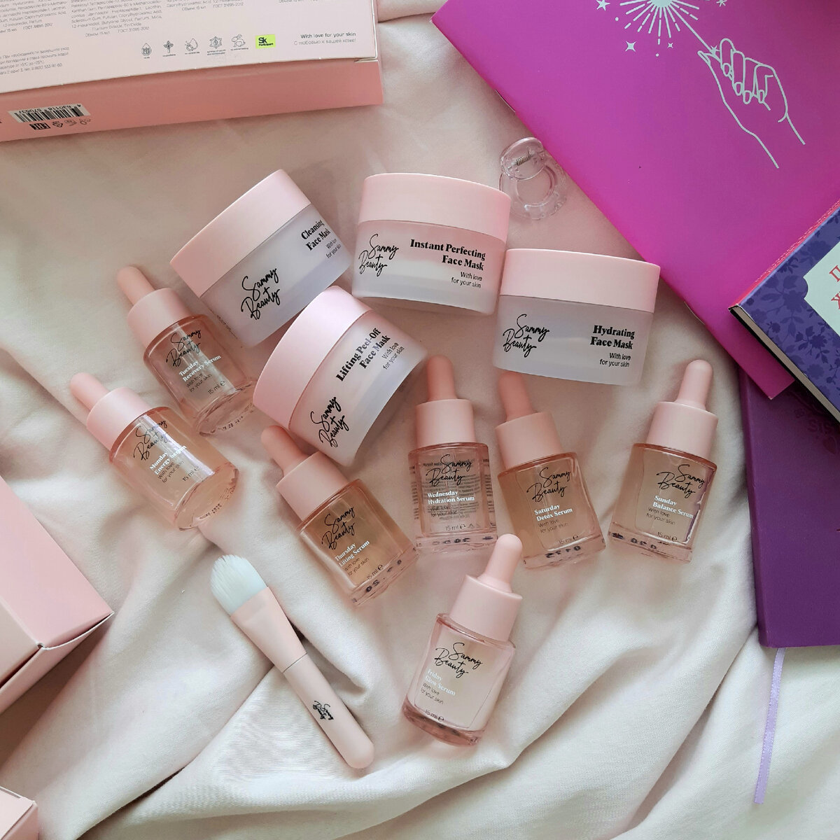 Sammy Beauty комплекс сывороток и набор масок для лица