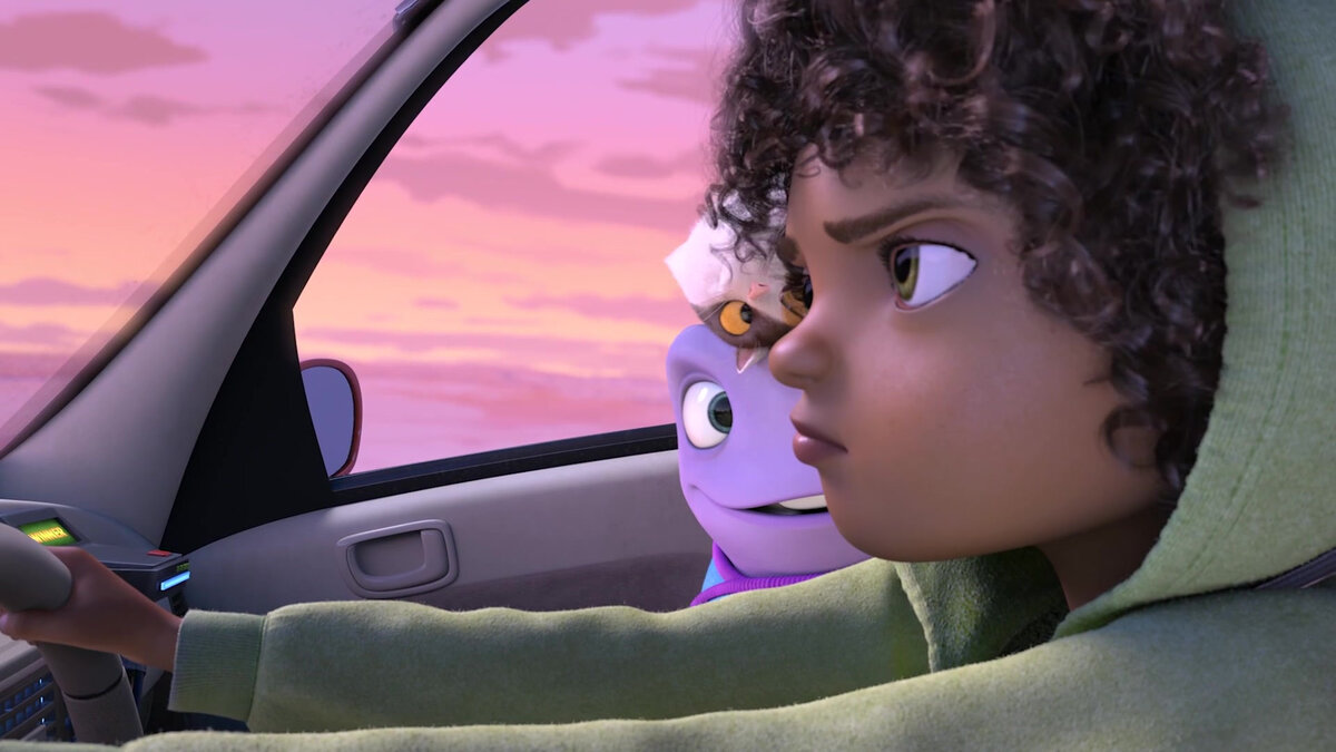 Захватив Землю, раса пришельцев Був тут же начинает заниматься её благоустройством и реорганизацией. «Не стоит благодарности!» - заявляют они землянам, собранным на время в отдельных резервациях. Находчивая и рисковая девочка по имени Дар, чудом сбежавшая от пришельцев, встречает на своем пути самого раздражающе-оптимистичного Бува по имени О, отвергнутого своими инопланетными собратьями. Этой, казалось бы, несовместимой парочке предстоит спасти нашу планету. Хорошо, что у них есть летающий автомобиль!