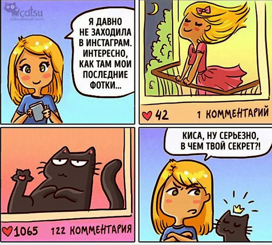 Комикс про кота