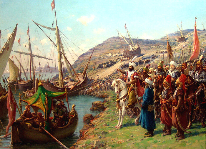 Перемещение турецких судов по суше (1453 год)