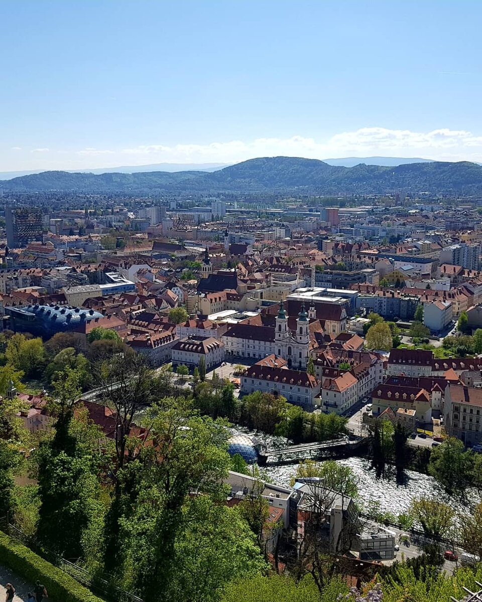 Красивые улочки города Грац