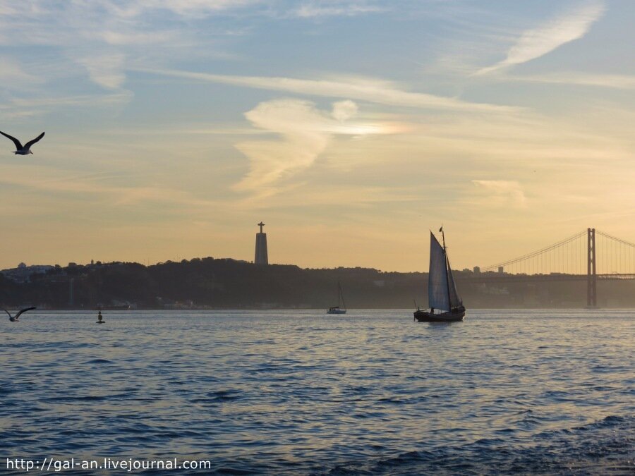 Река Тежу, Лиссабон, фото автора