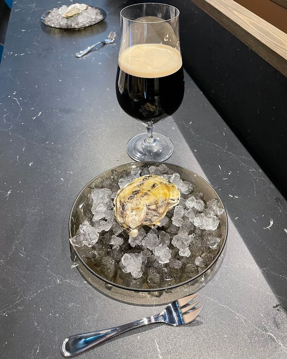 Пиво Guinness и устрица Сен-Вааст