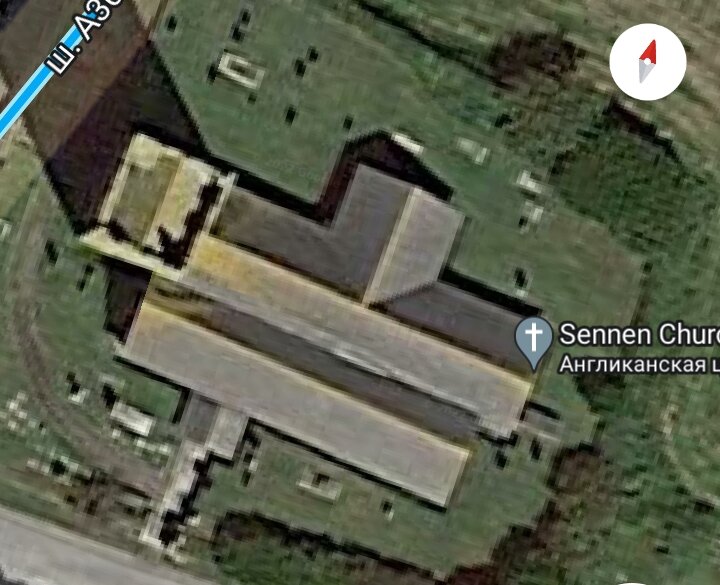 Вид на церковь сверху (Google Карты) https://maps.app.goo.gl/gHnWsPiNbYsB9UGr5