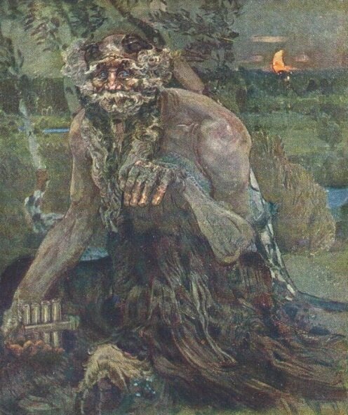 Картина "Пан" М. Врубеля