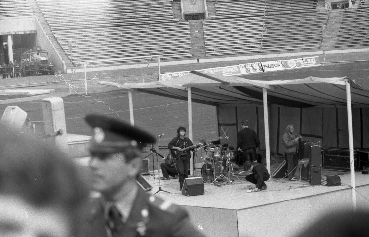 "КИНО" в Минске,1989 год. фото - Михаил Зайцев