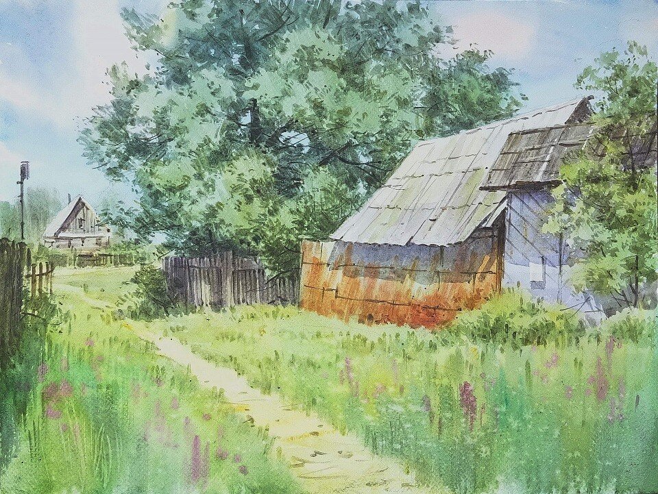 Картины сельской местности