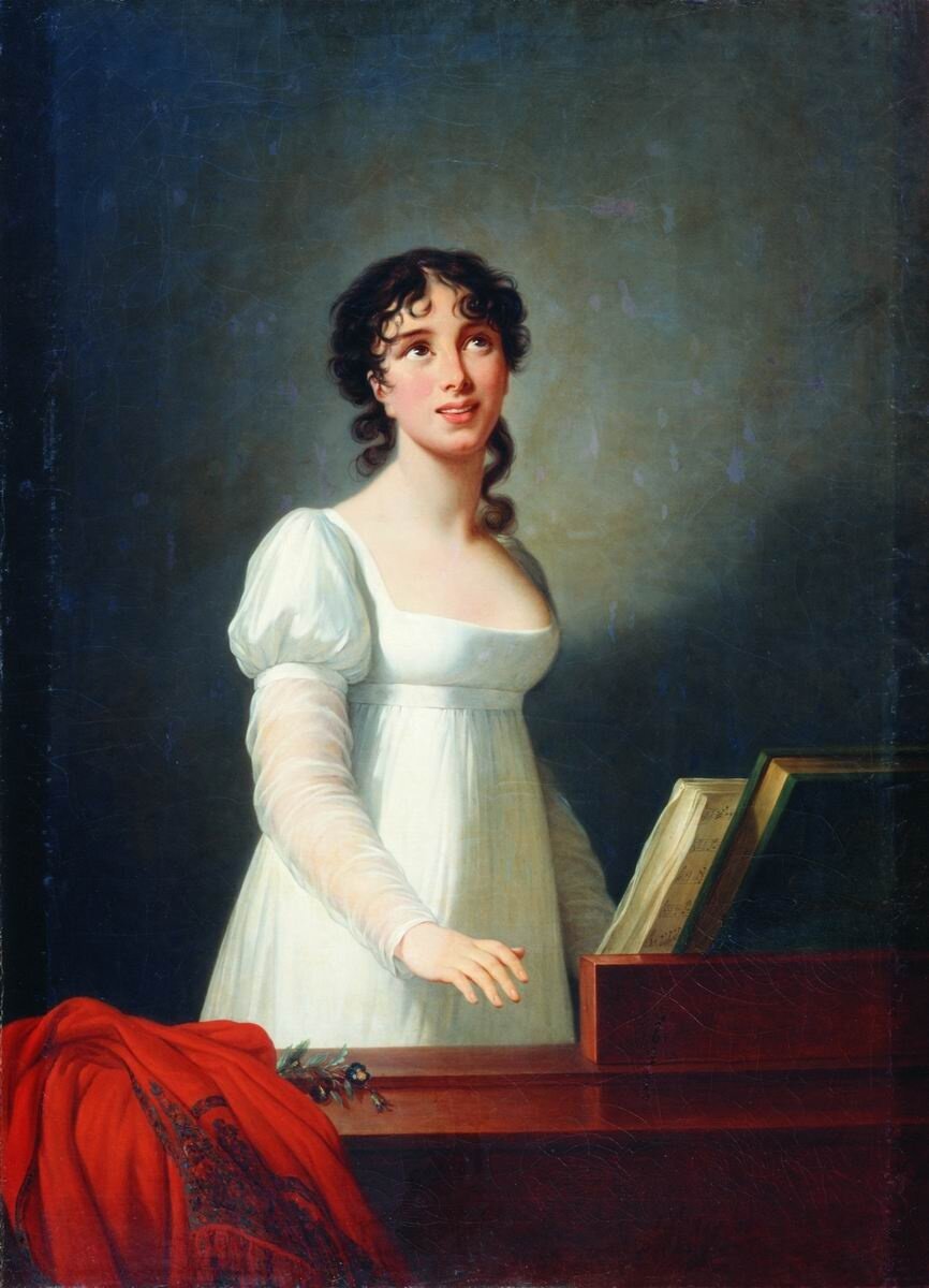 Э. Виже-Лебрен. Портрет Анжелики Каталани, 1806 г.