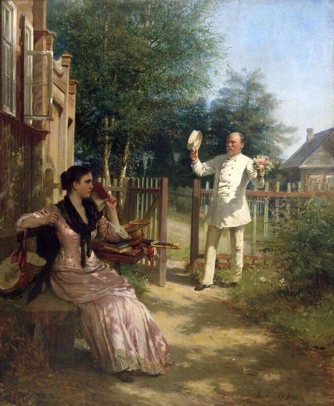 "Надоел" А. И. Корзухин 1886 год.