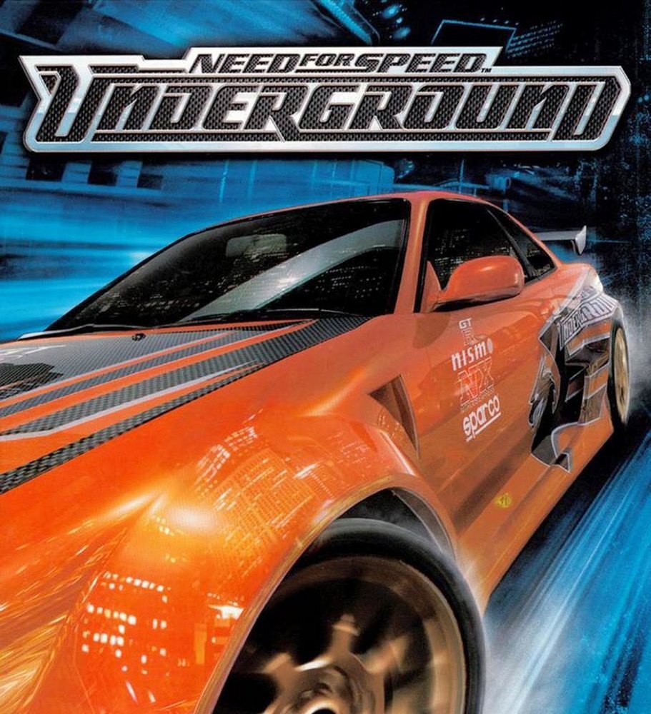 Need for Speed: Underground (2003 год). Обложка, про которую вы будете говорить Вашим детям и внукам: "Вот это была настоящая гонка!".