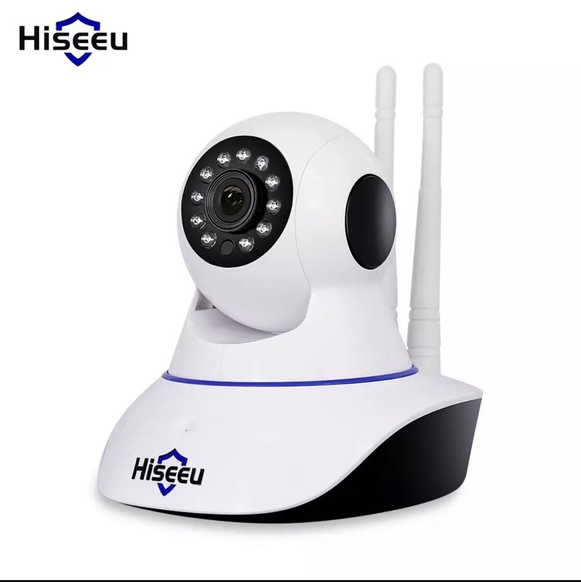 3.Wi-fi камера Hiseeu FH3 – 2 мегапикселя снимающая в HD разрешении, поддерживает флешку MicroSD 64 GB, камера способна поворачиваться по горизонтали на 355 градусов и по вертикали на 110 градусов. Угол обзора 90 градусов.  Есть ночная съёмка и приложение для смартфона. Стоимость 2272 рубля.
