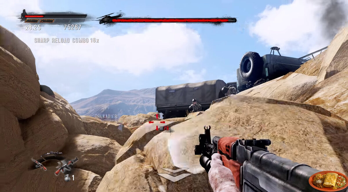 Кадр из игры Rambo: The Video Game