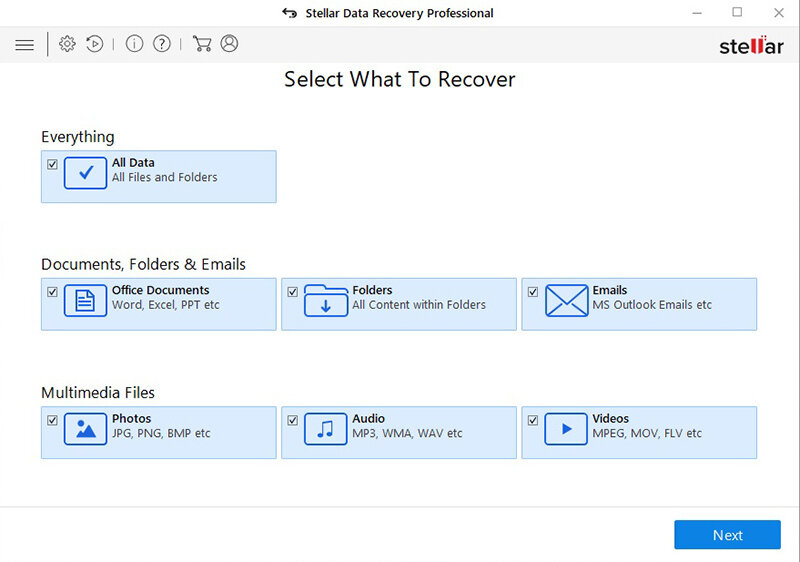 Stellar Data Recovery Professional 8.0 файлы