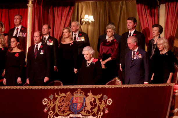 Королевская семья Великобритании на Фестивале памяти в Альберт-Холле