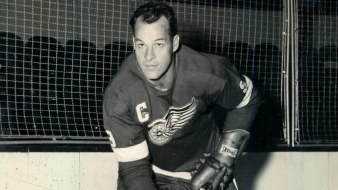 Горди Хоу в "Детройт Рэд Уингз"(1946-1971гг.).