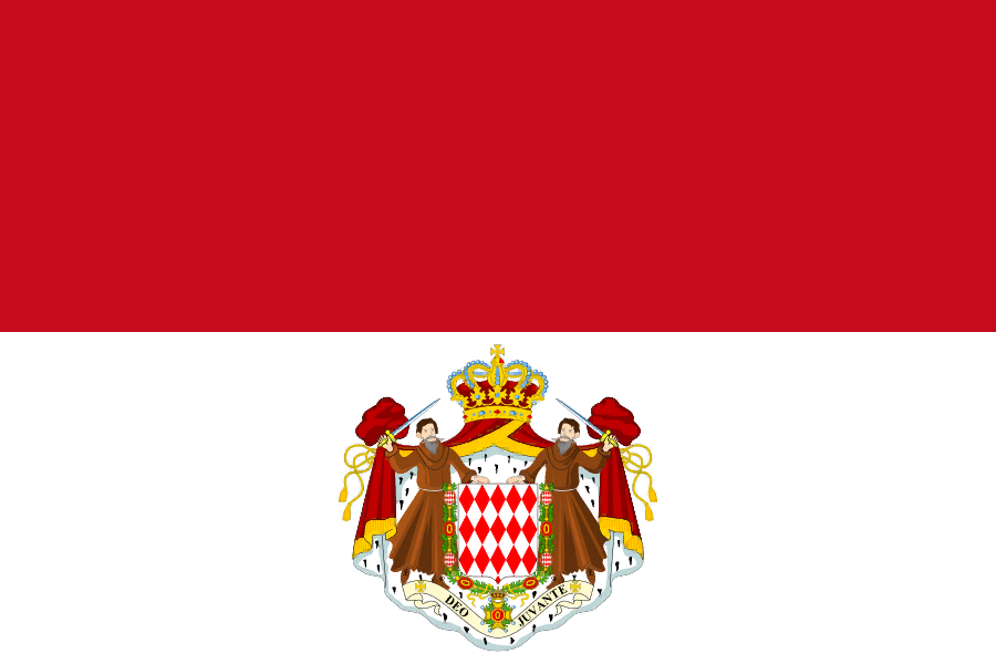 Флаг +герб Монако