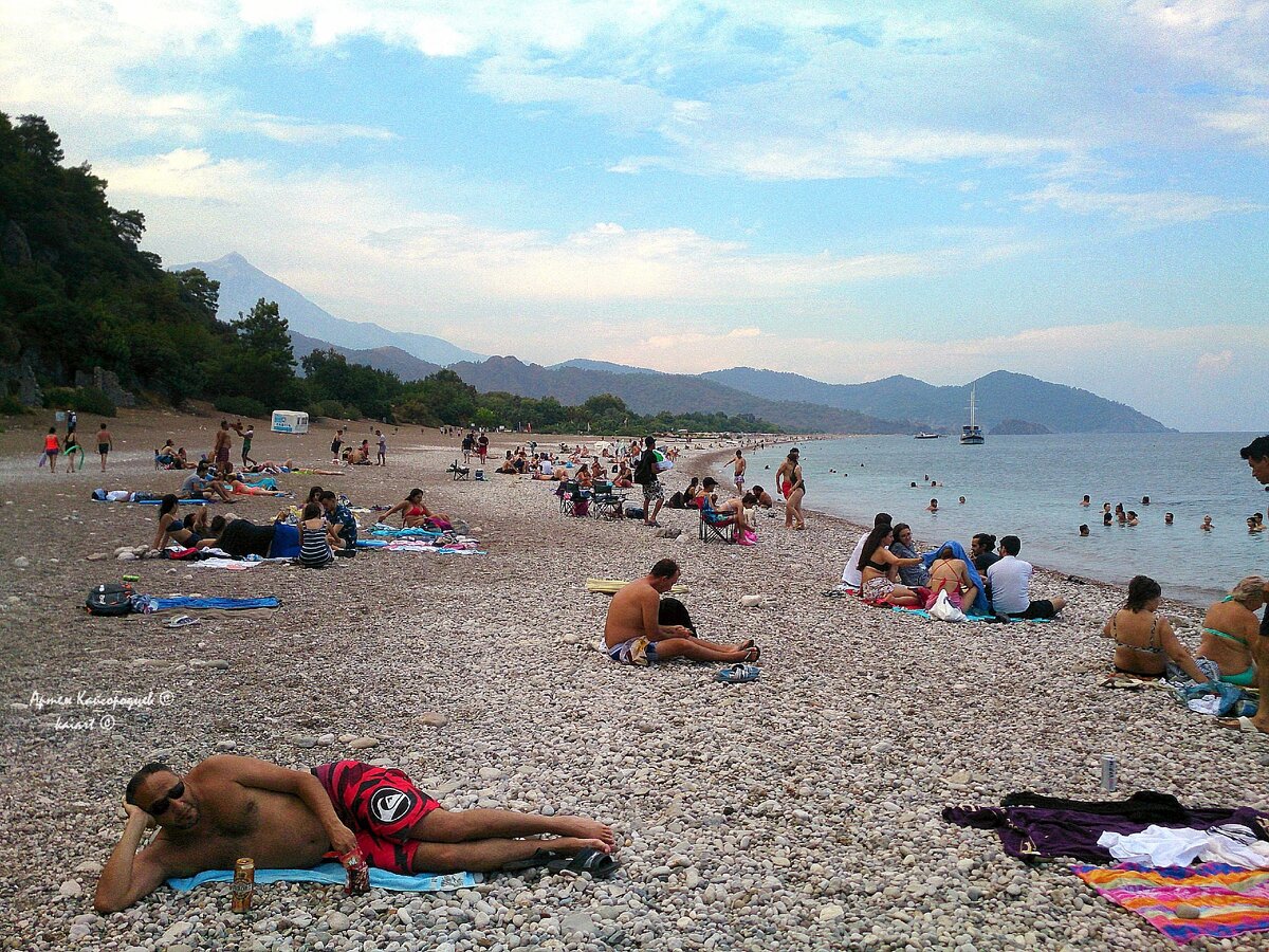 Пляжи в Гечрипше Абхазия
