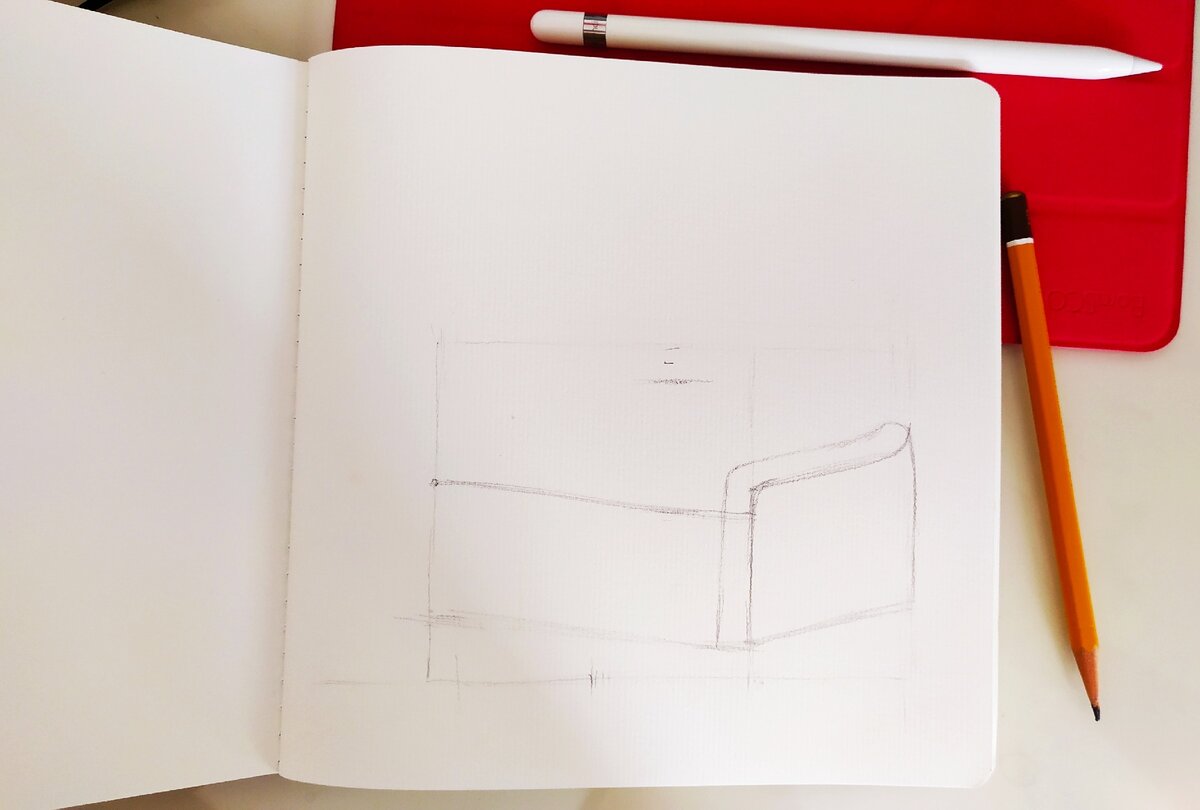 карандашный набросок