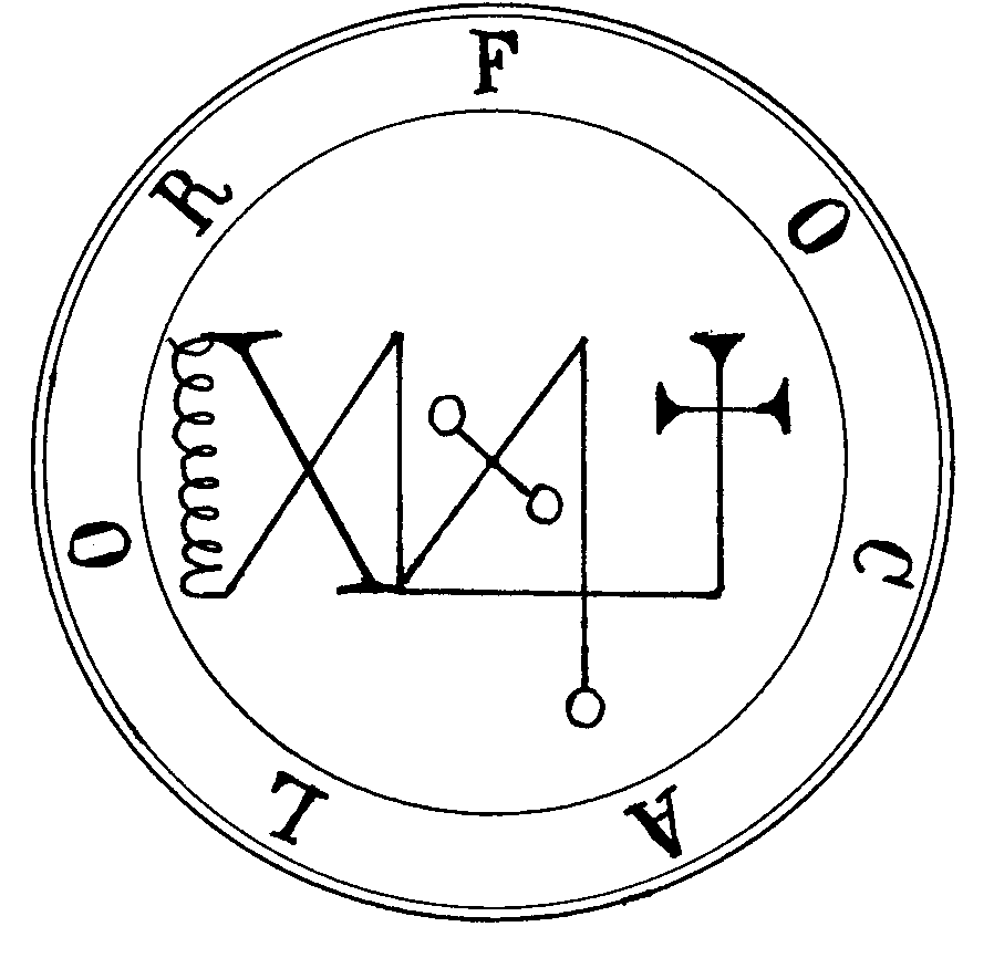 Сигил для призыва Фокалора