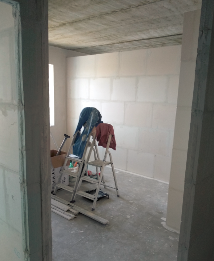 Пазогребневые стены. Стоят