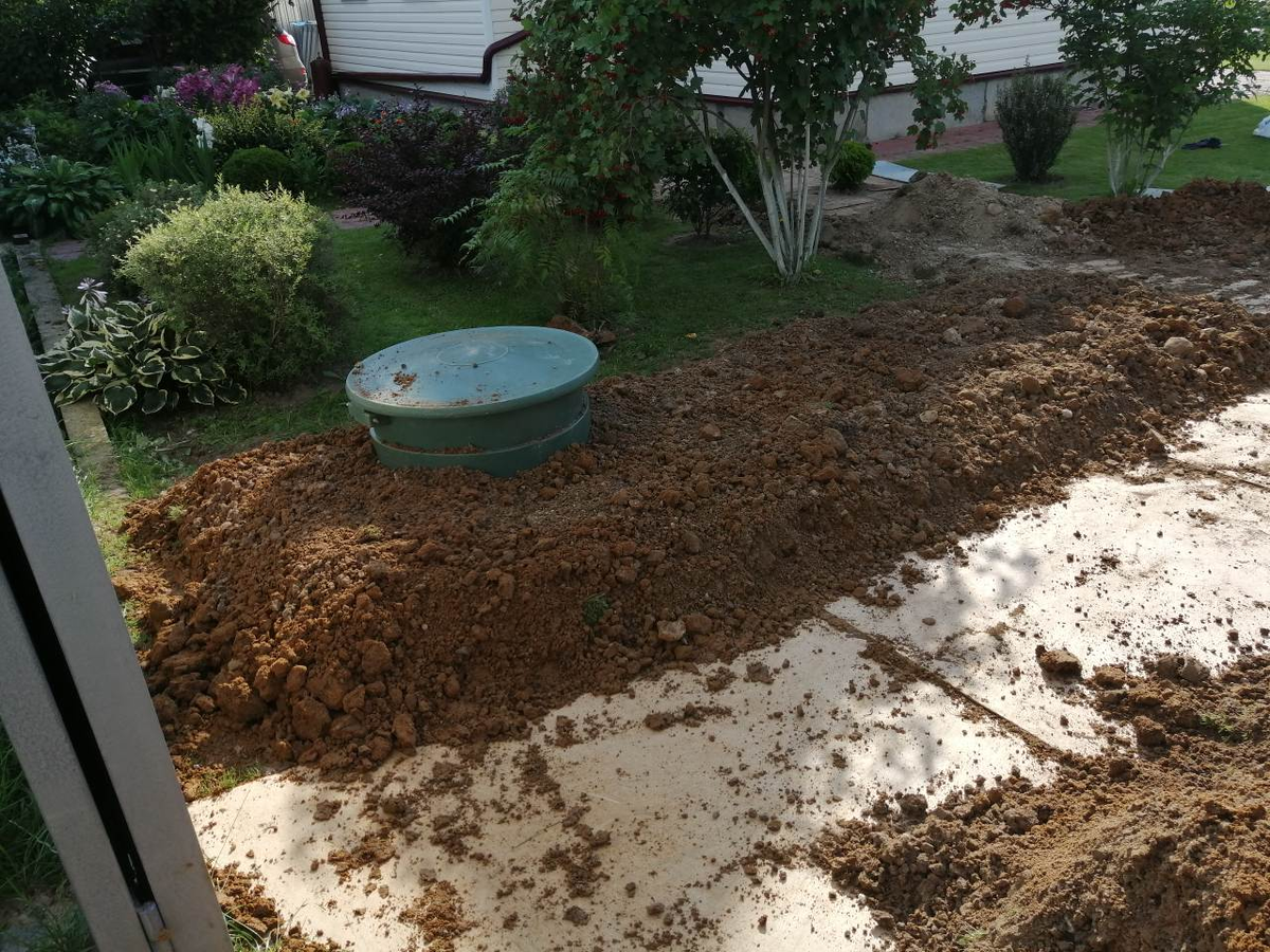 Фото установленного газгольдера