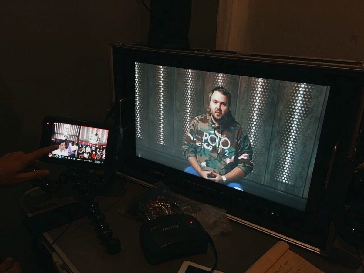 Сегодняшние съёмки с Wylsacom