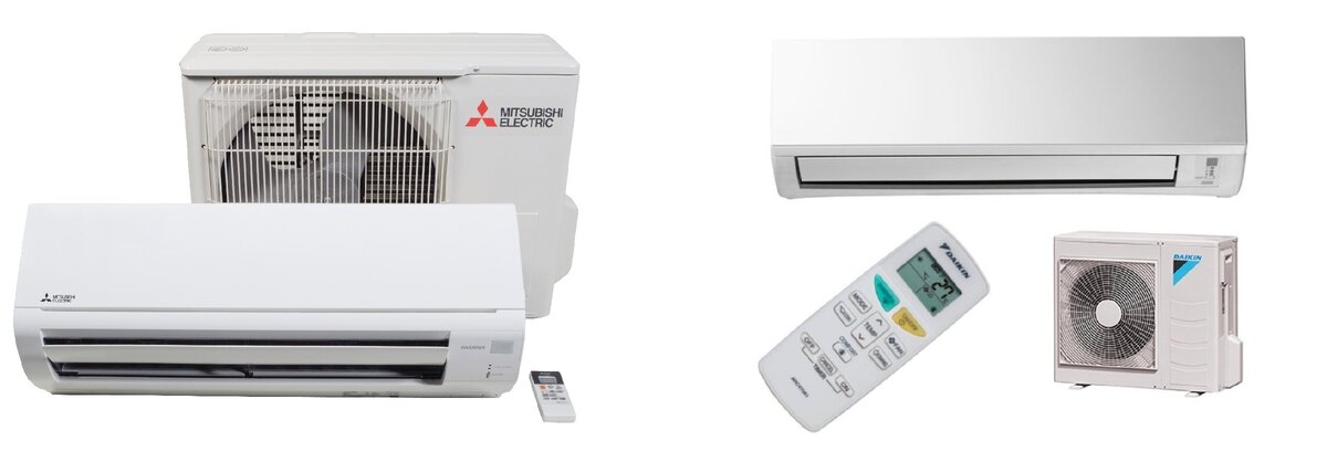 Кондиционеры Daikin и Mitsubishi Electric