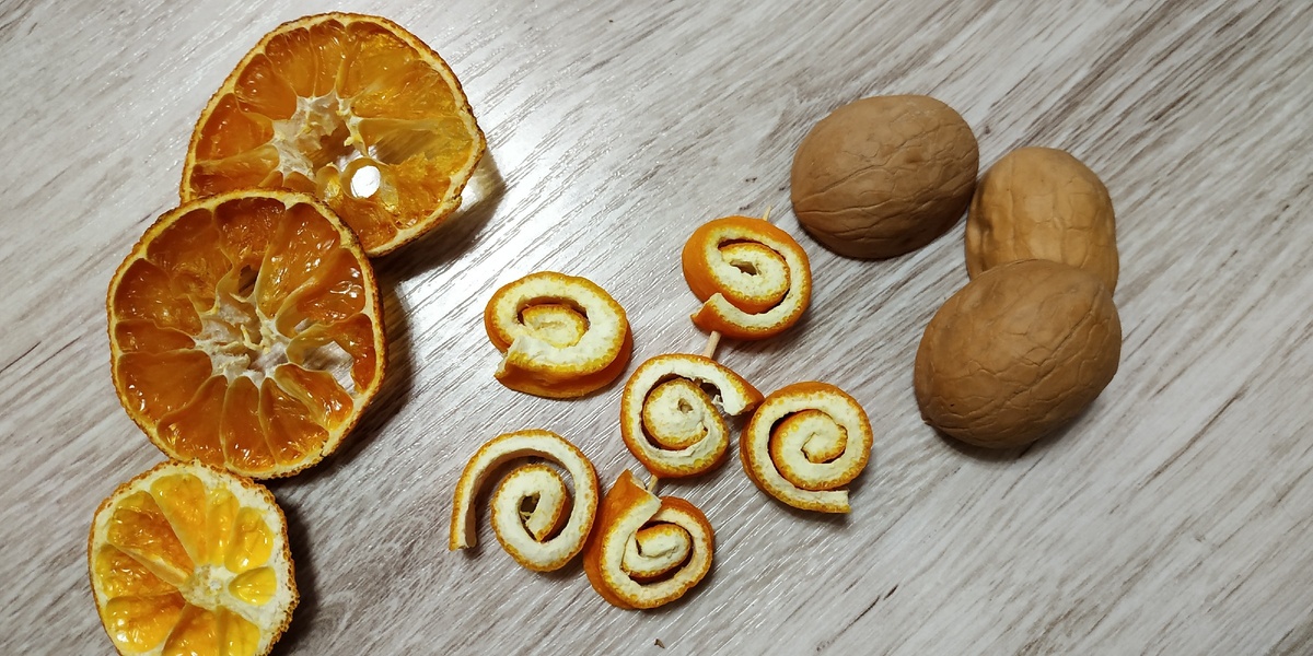 Улитки из мандариноввх шкурок