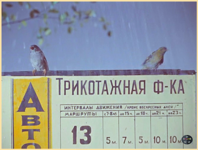 Астановка "Трикотажная фабрика" в фильме "Шурик"