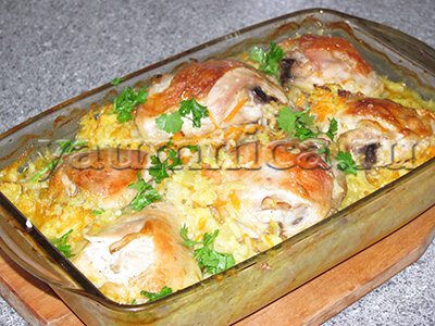 Плов с курицей на сковороде рецепт – Греческая кухня: Основные блюда. «Еда»