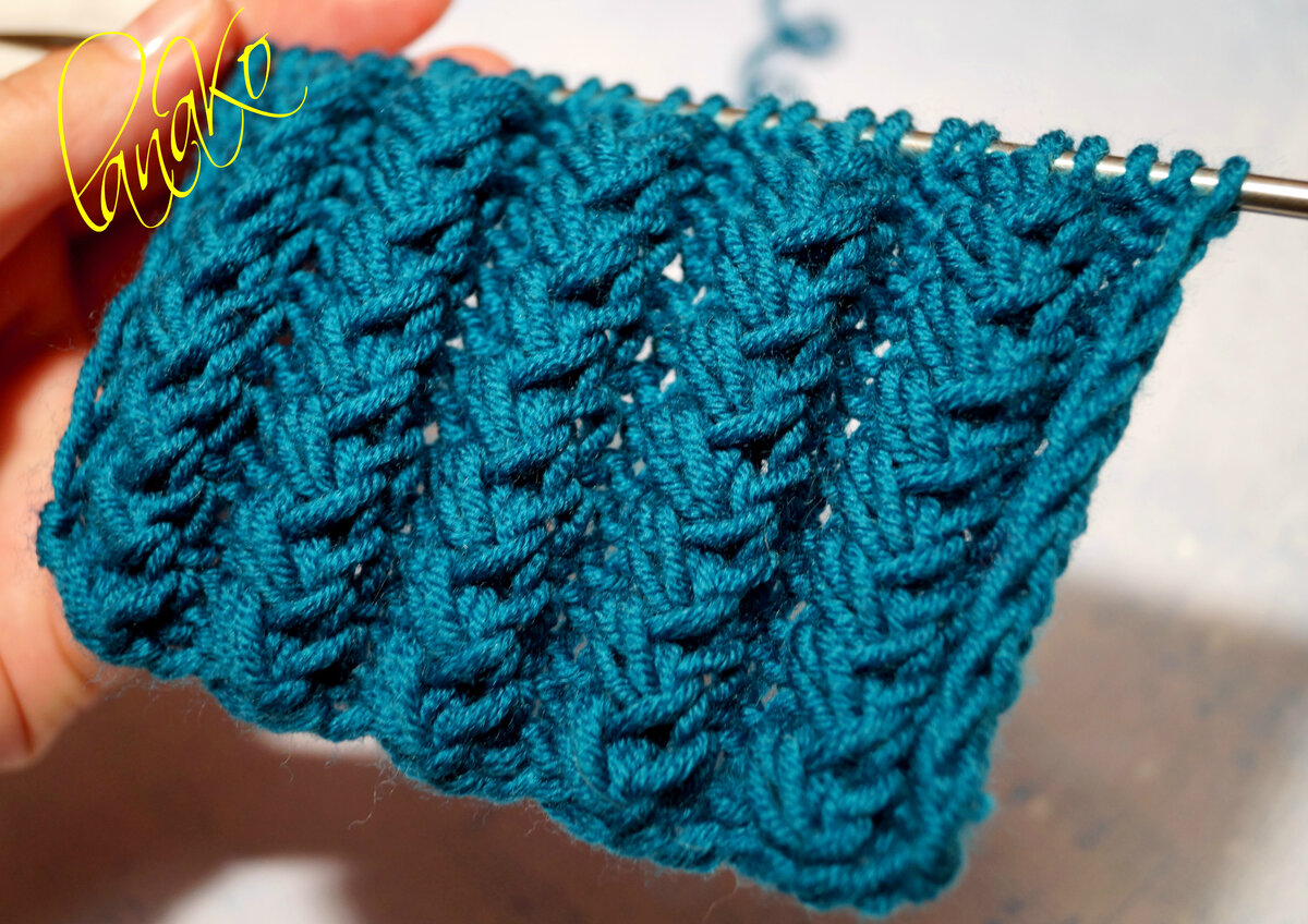 Узор спицами lanako