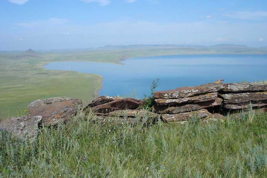 Вид с горы Чалпан. Фото заповедника «Хакасский»