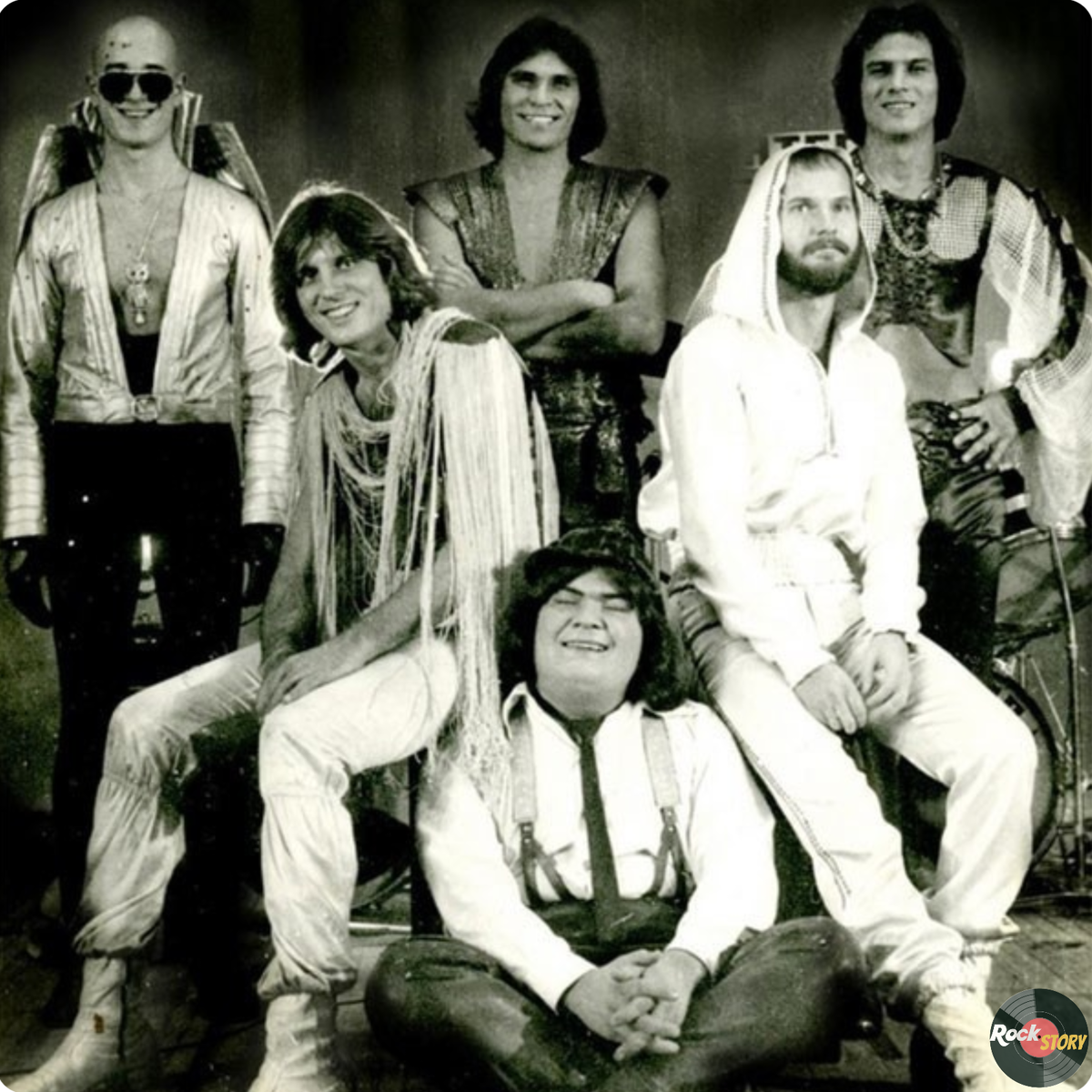 На фото: Интеграл 1977. И.Сандлер, Ю.Лоза, Б.Алибасов, Халя, В.Щедрин, А.Гумаров