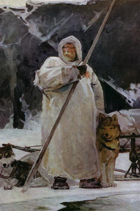 И.П.Рубан "Семён Челюскин", холст, масло