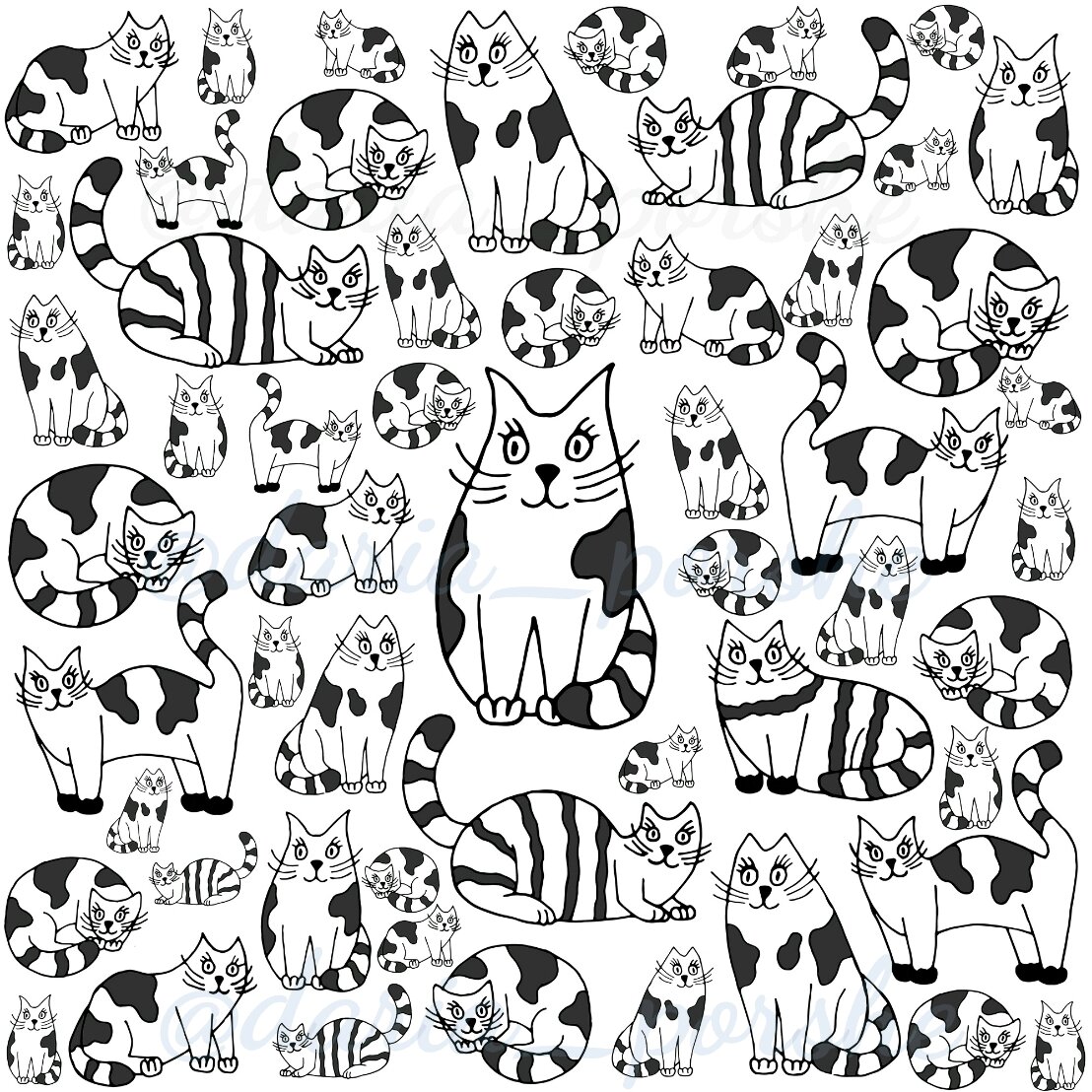 https://www.shutterstock.com/ru/image-vector/vector-illustration-cats-doodling-print-1499781314