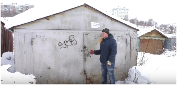 Рис. 1 - Металлический гараж