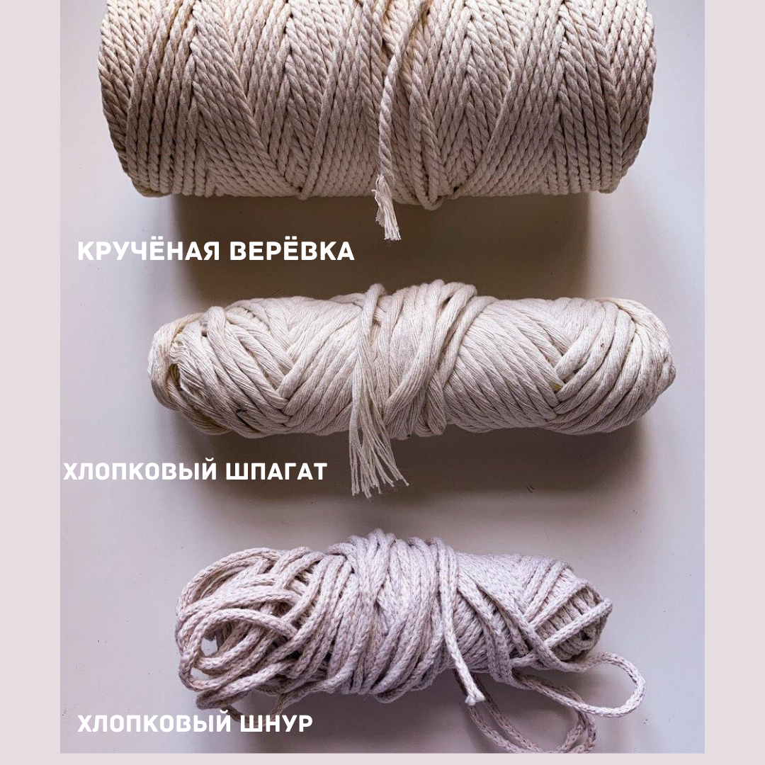 Как выбрать шнур для макраме? | Оля "Макраме" Оазис | Дзен