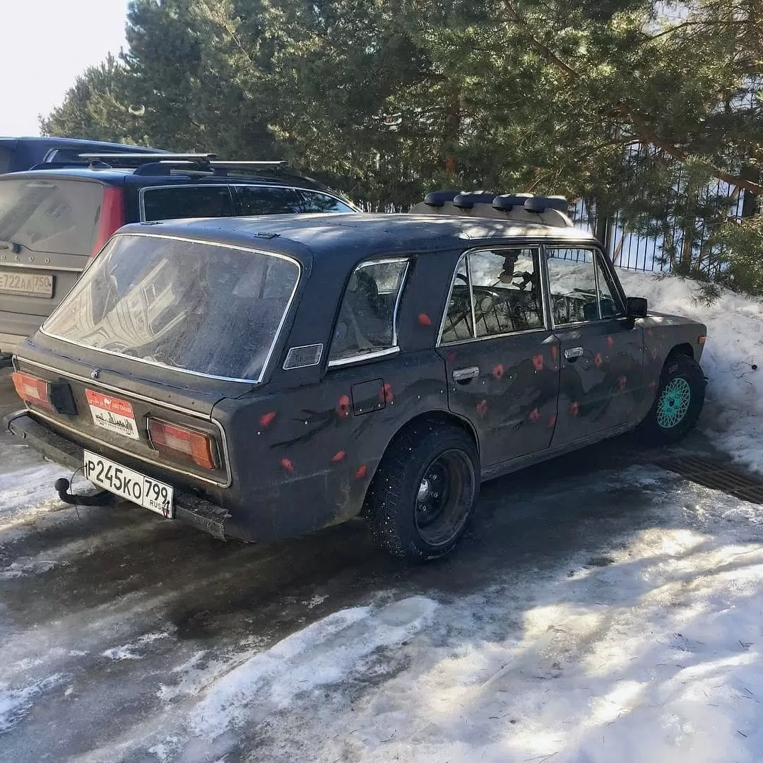 Странная переделка авто