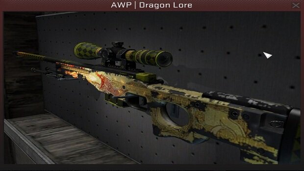 AWP Dragon Lore стоимость 26,000 долларов