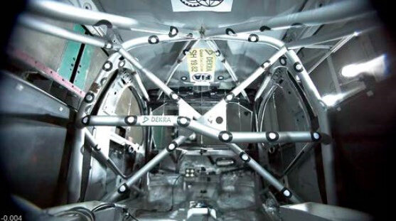 Так выглядит каркас безопасности до начала испытаний